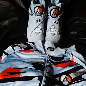 Jordan 8 Ice Blue Set